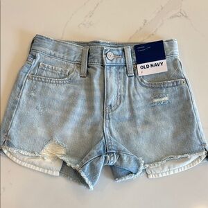 NWT girls Old Navy Light Blue Denim Shorts